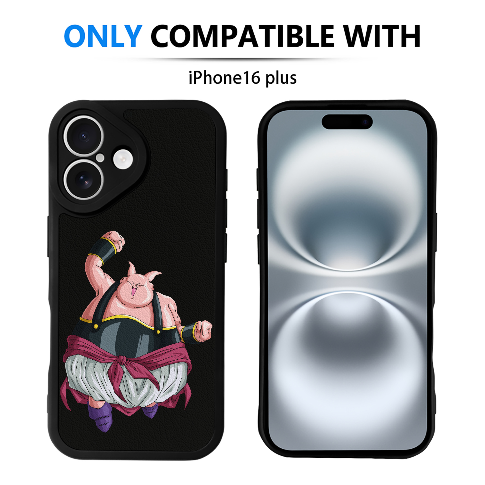 （画像用） ドラゴンボール DRAGON BALL 【iPhone 16シリーズ対応】シリコンスマホケース（レザー調） 材質：シリコン